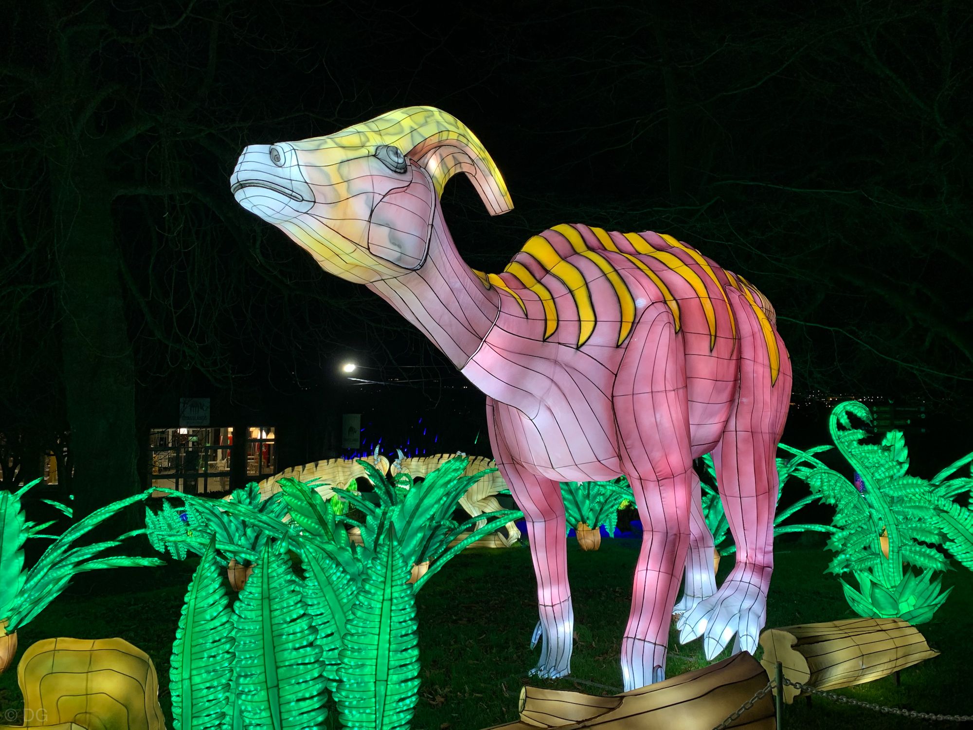 Wystawa lamp-Dinozaury