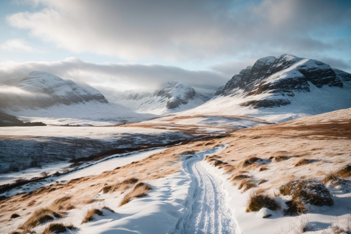 Zimowe Krajobrazy Szkocji