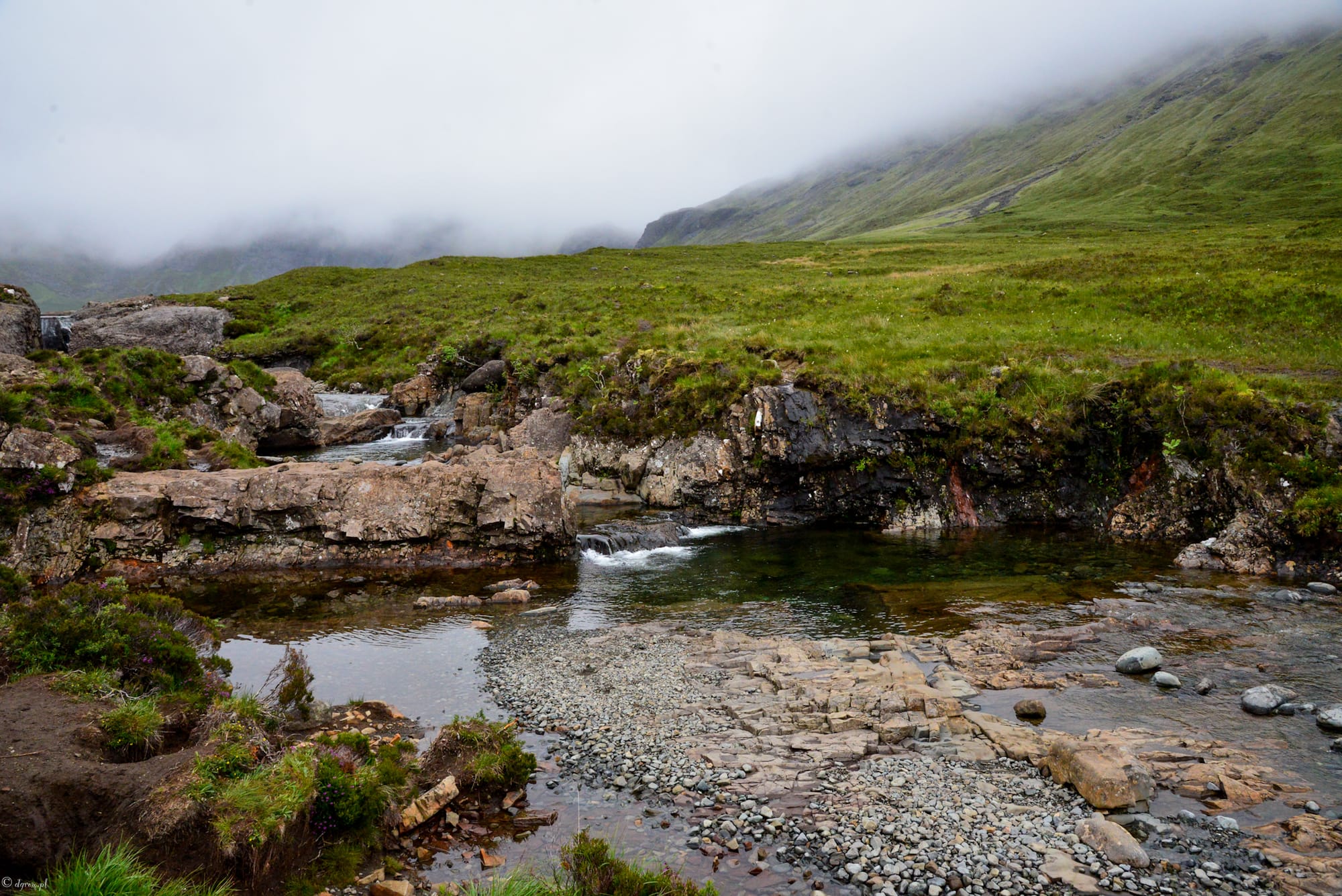 Fairy Pools Skye – błękitne baseny i wodospady Szkocji